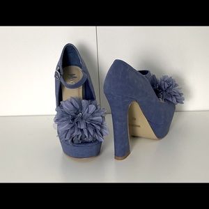 Mixx Purple Platform Heels